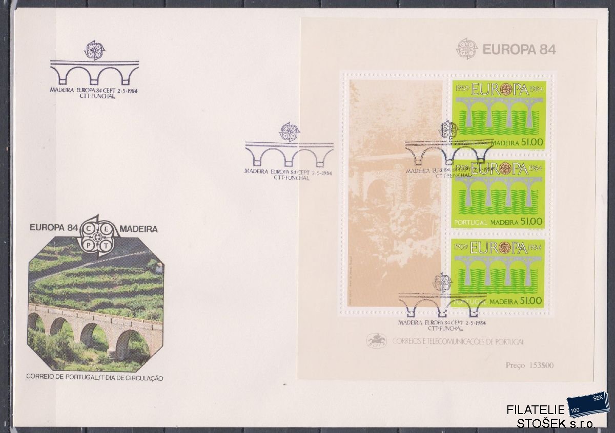 Madeira celistvosti Mi Blok 5 FDC