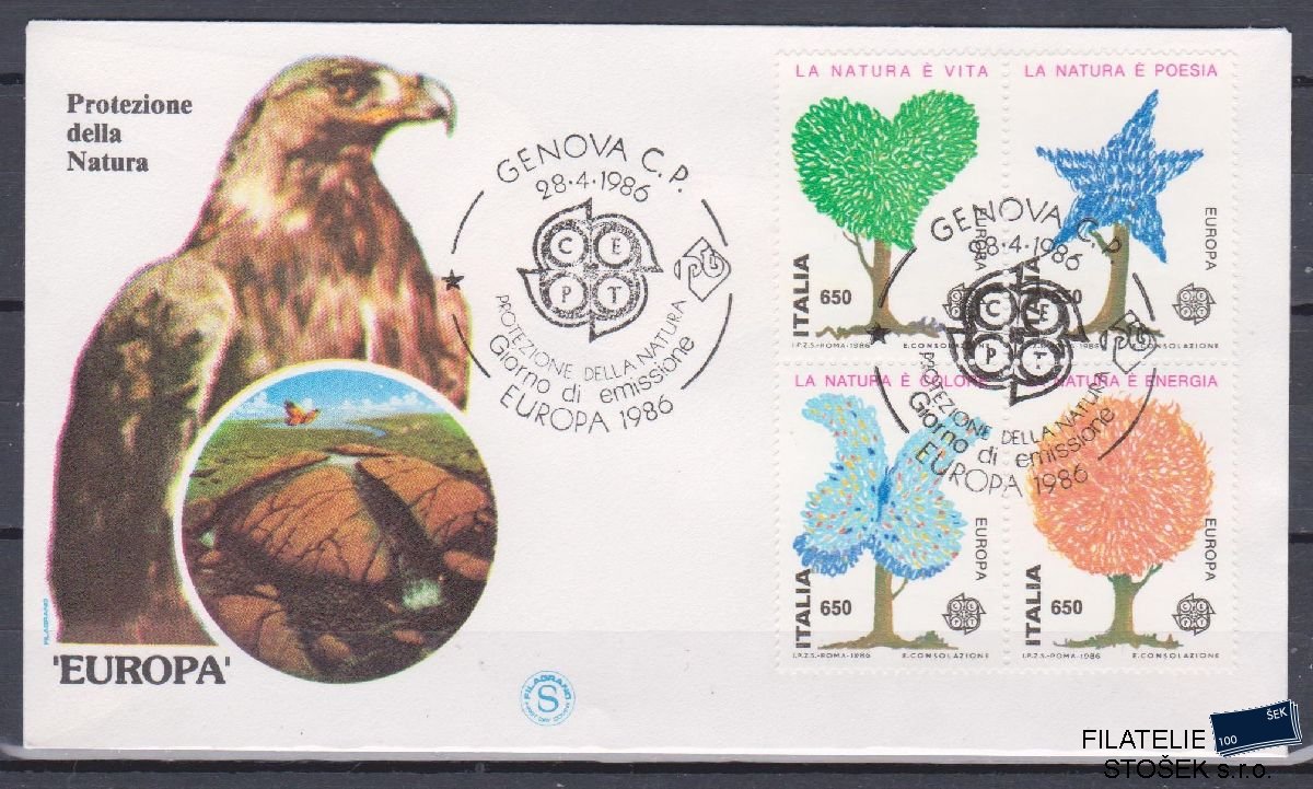 Itálie celistvosti Mi 1968-71 FDC