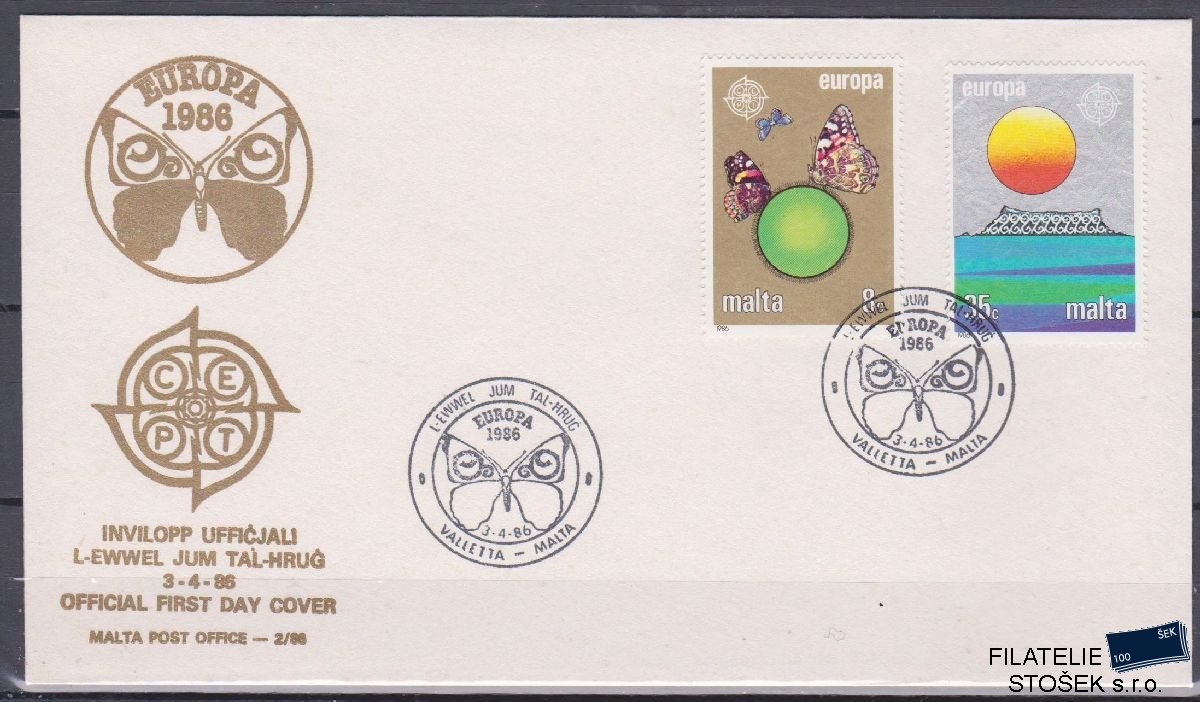 Malta celistvosti Mi 746-47 FDC