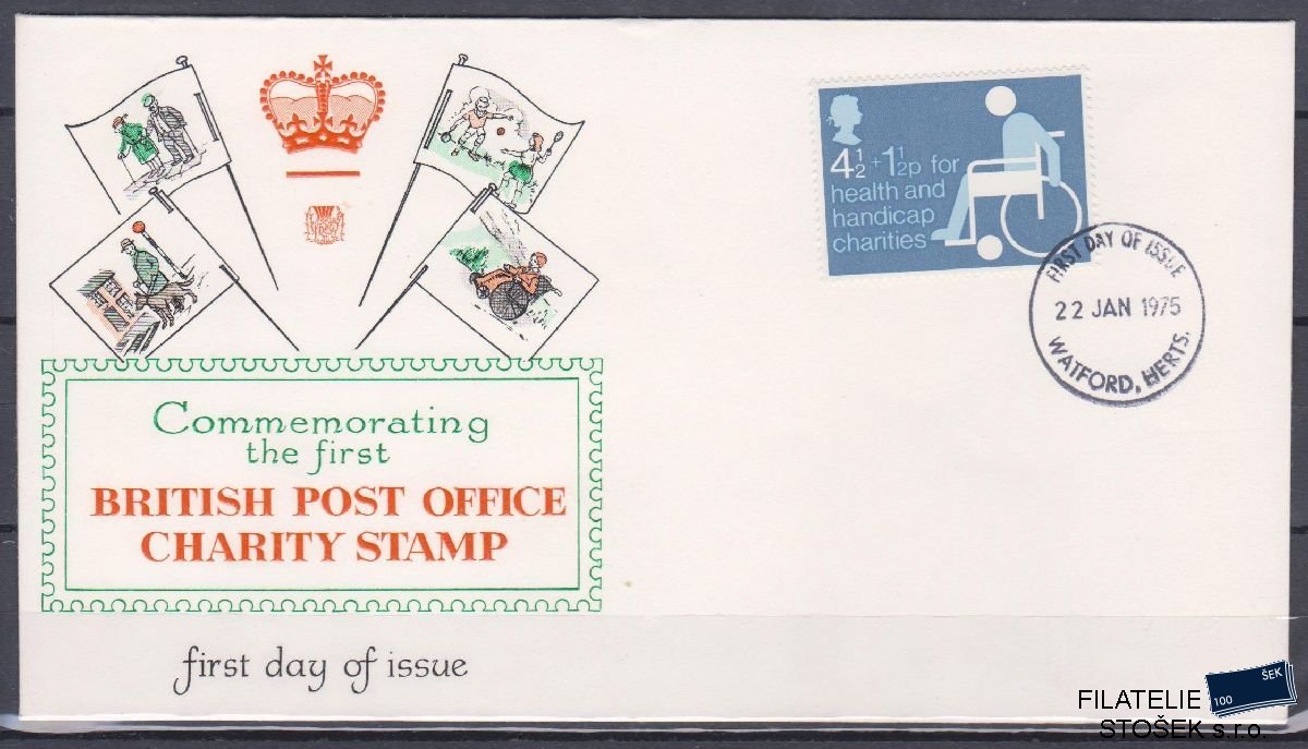 Anglie celistvosti Mi 668 FDC