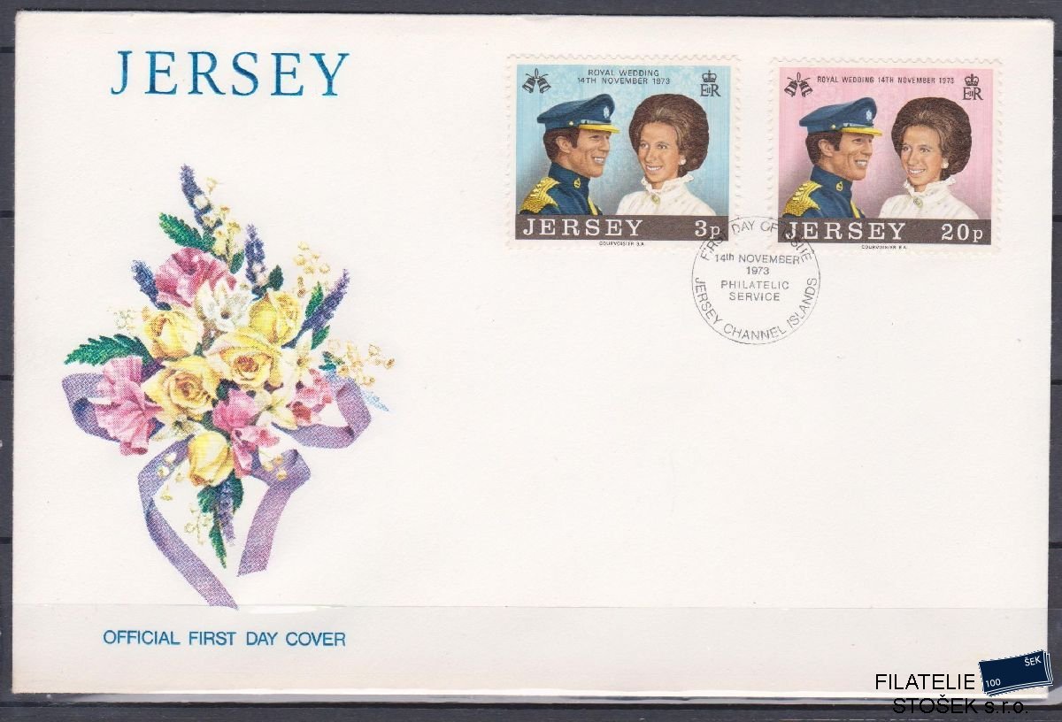 Jersey celistvosti Mi 89-90 FDC