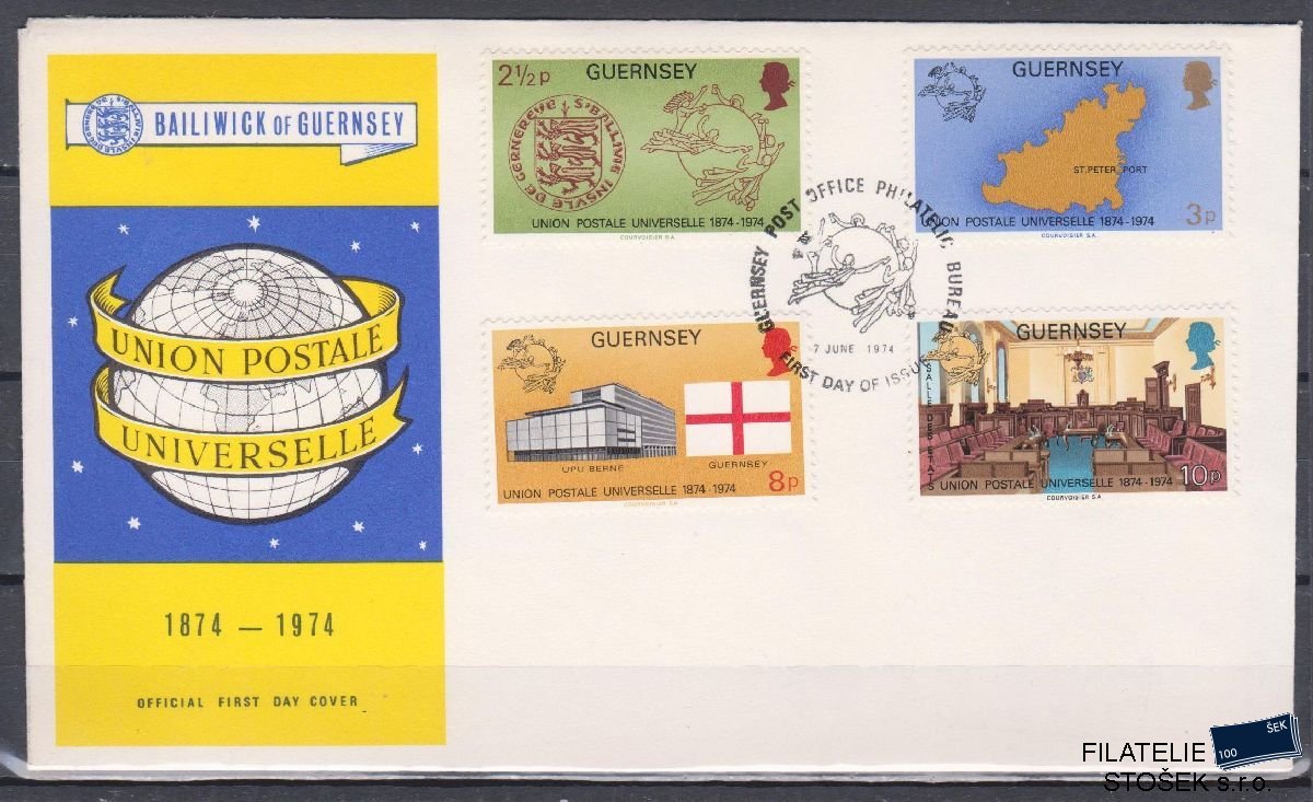 Guernsey celistvosti Mi 106-109 FDC