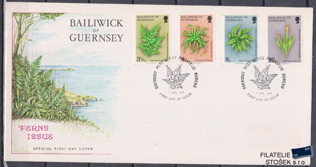 Guernsey celistvosti Mi 114-17 FDC