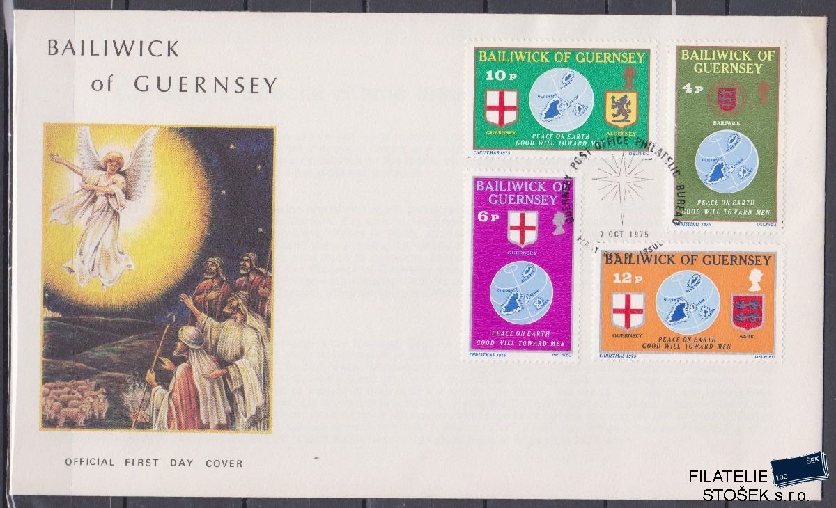 Guernsey celistvosti Mi 125-28 FDC