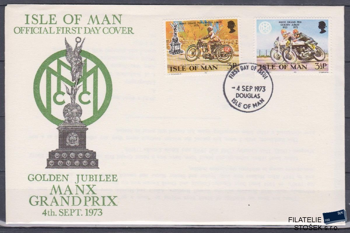 Isle of Man celistvosti Mi 33-34 FDC