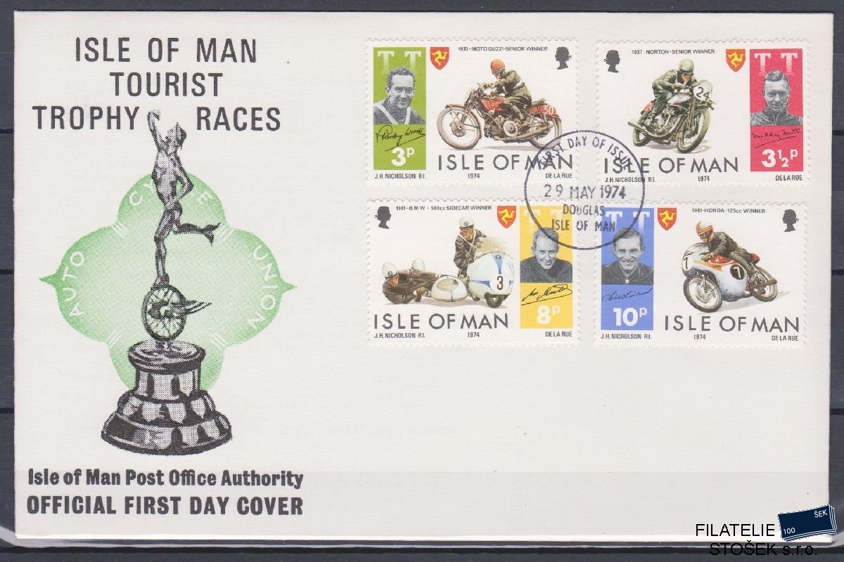 Isle of Man celistvosti Mi 40-43 FDC