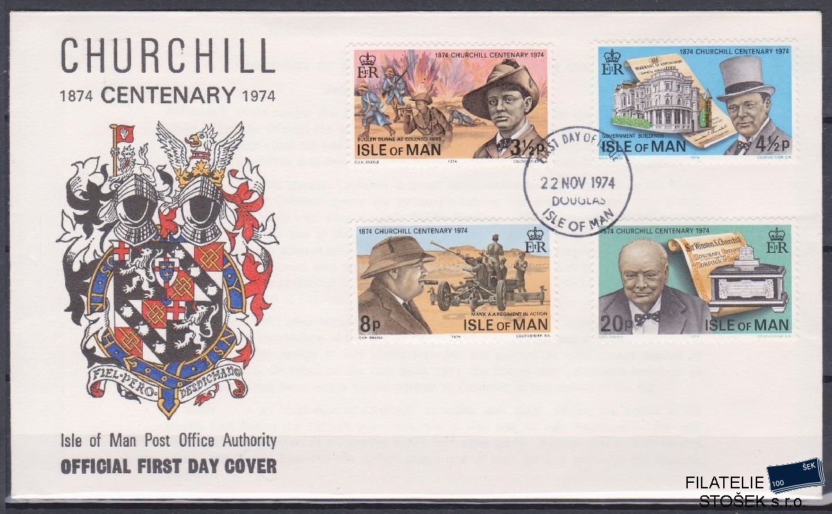 Isle of Man celistvosti Mi 48-51 FDC