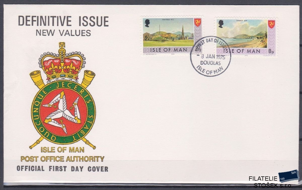 Isle of Man celistvosti Mi 52-53 FDC