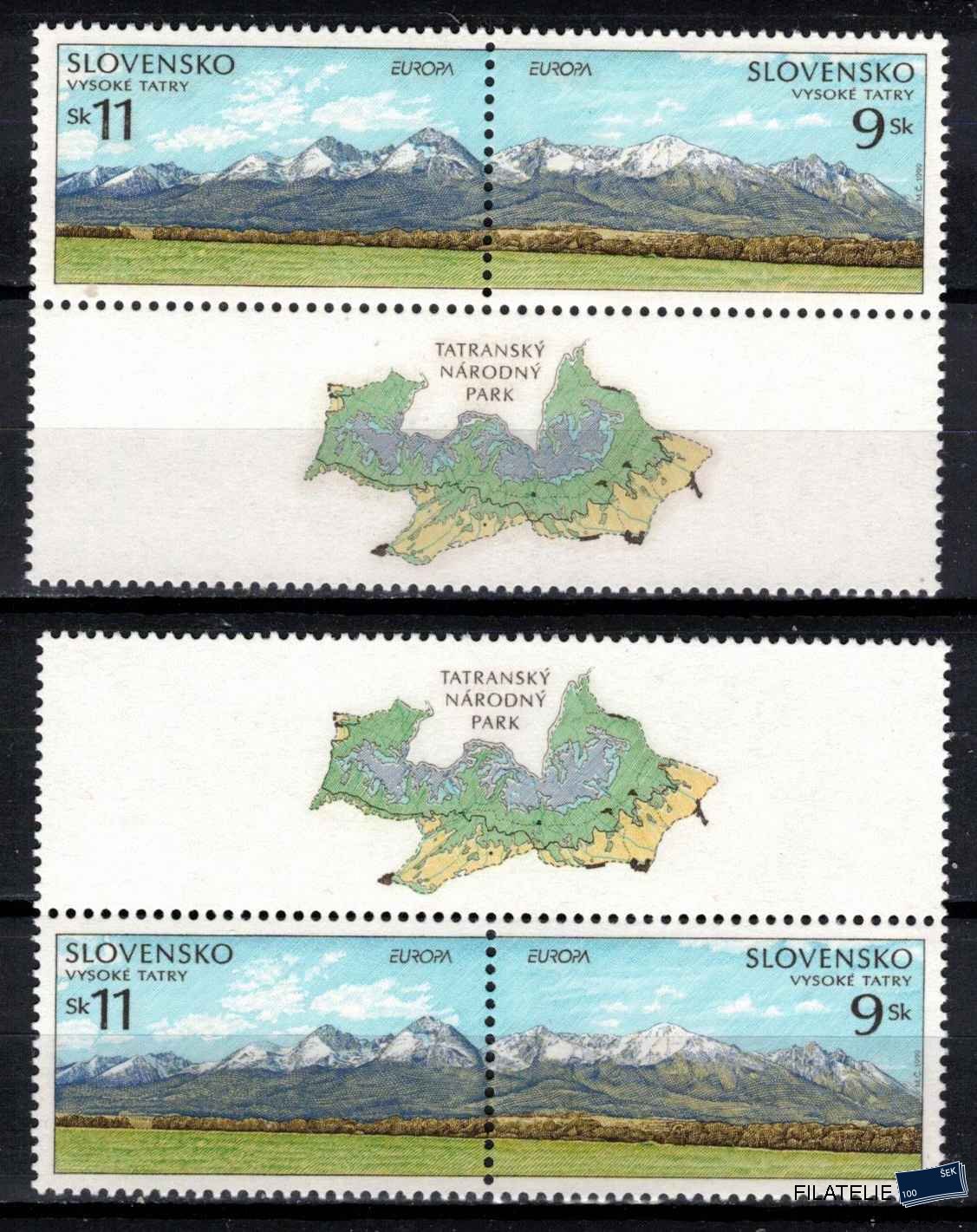 Slovensko známky 177-8 KD+KH