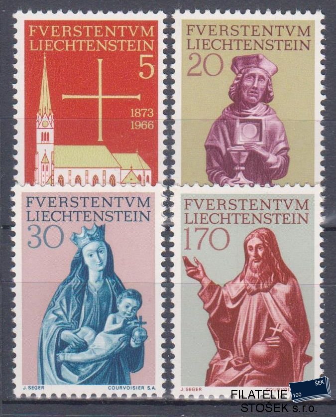 Liechtenstein známky Mi 470-73