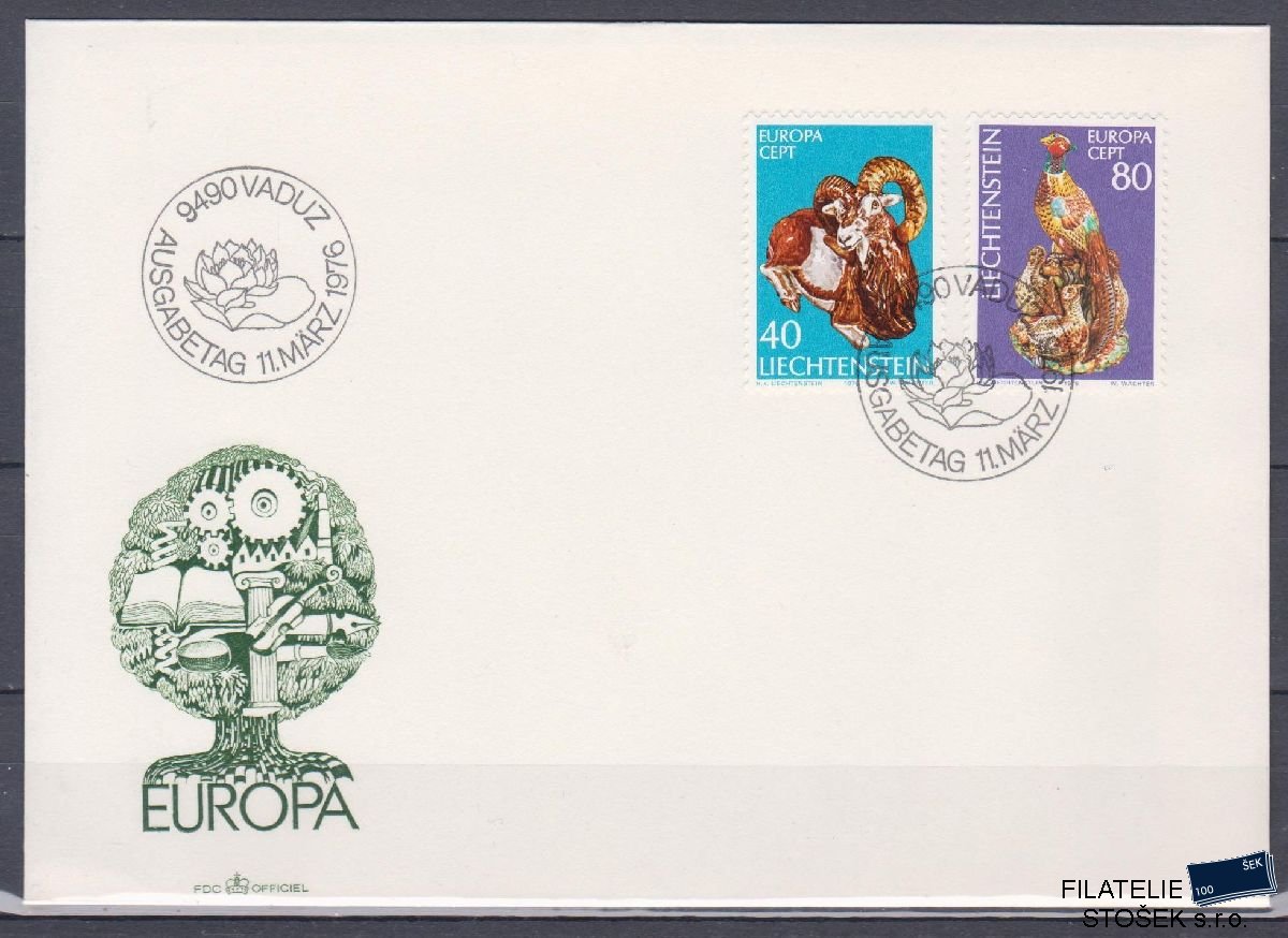 Liechtenstein celistvosti Mi 642-43 FDC