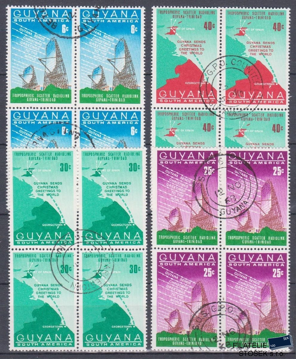 Guyana známky - Kosmos - 4 Blok