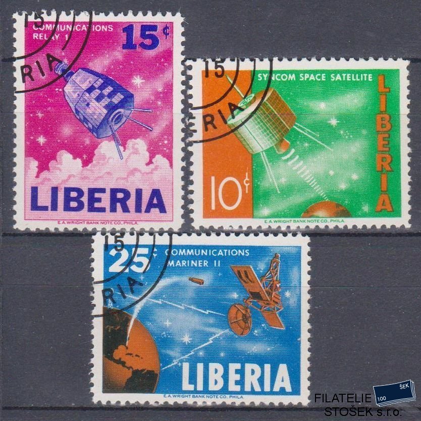 Liberia známky - Kosmos