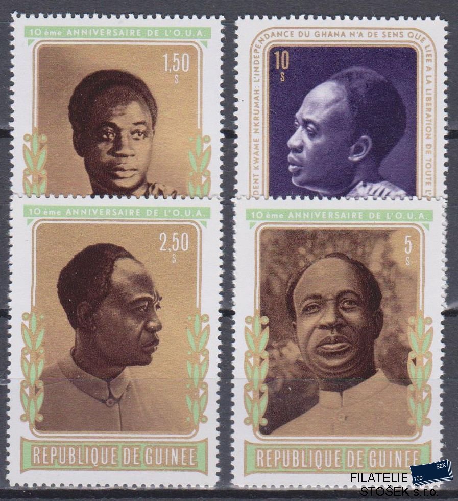 Guinea známky Mi 667-70