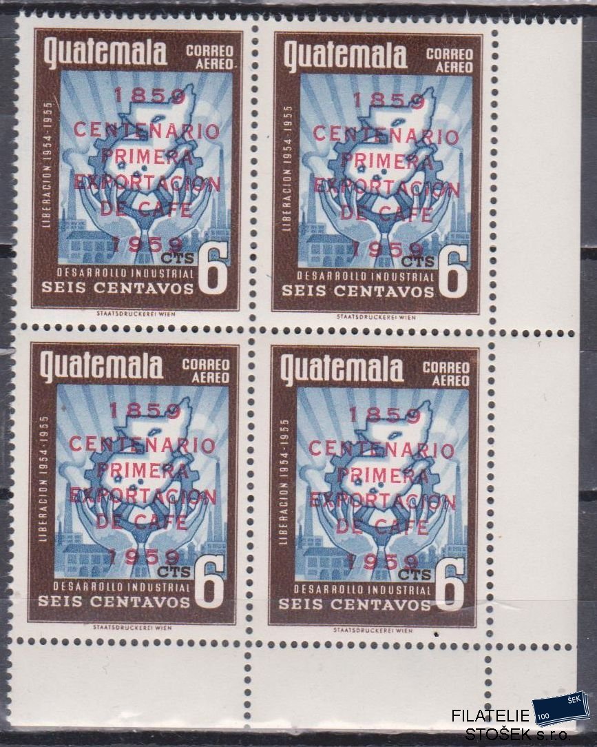 Guatemala známky Mi 630 4 Blok