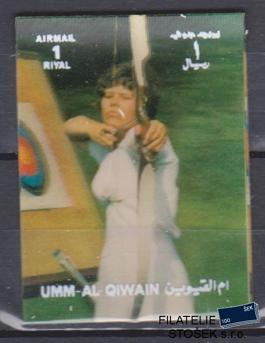 Umm al Qiwan známky - 3D - Sport