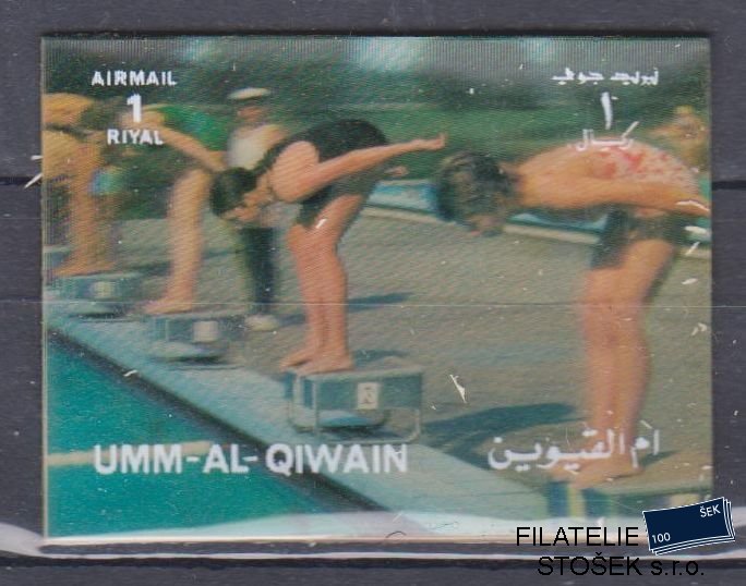 Umm al Qiwan známky - 3D - Sport