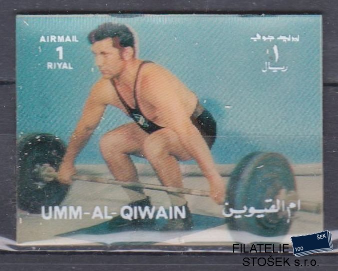 Umm al Qiwan známky - 3D - Sport