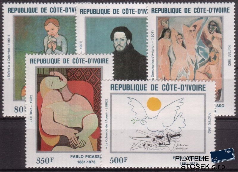 Cote d´Ivoire známky Mi 0741-5