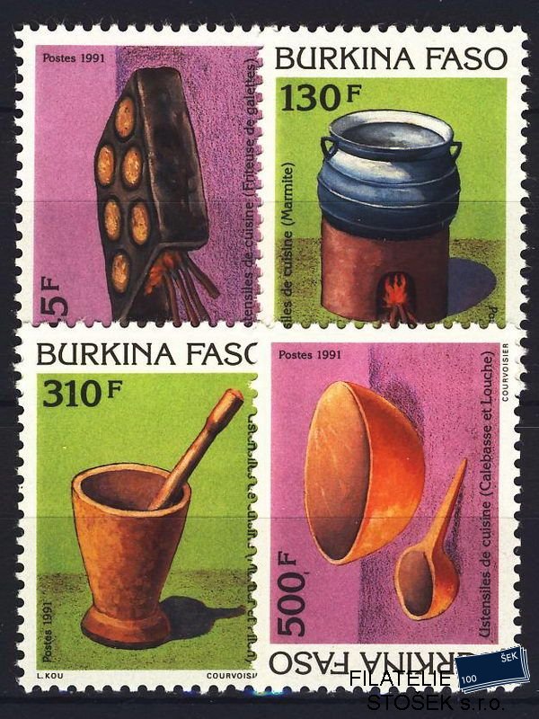 Burkina Faso známky Mi 1264-7