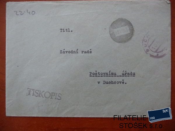 ČSSR celistvosti RAZÍTKO 13.8.1945