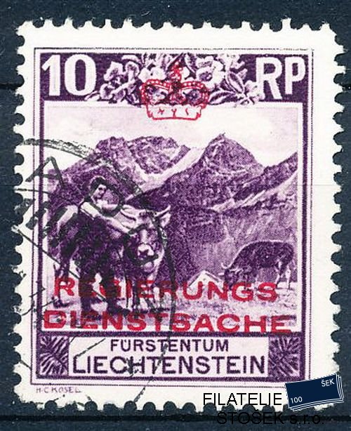 Liechtenstein Mi D 02 B