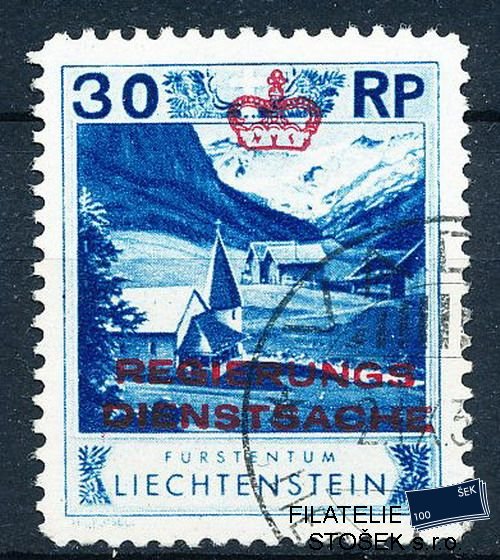 Liechtenstein Mi D 04 B