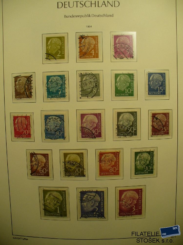 Německo Bundes 1954-55