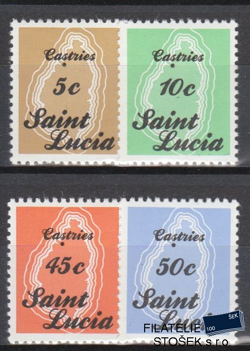 St. Lucia známky Mi 882-85