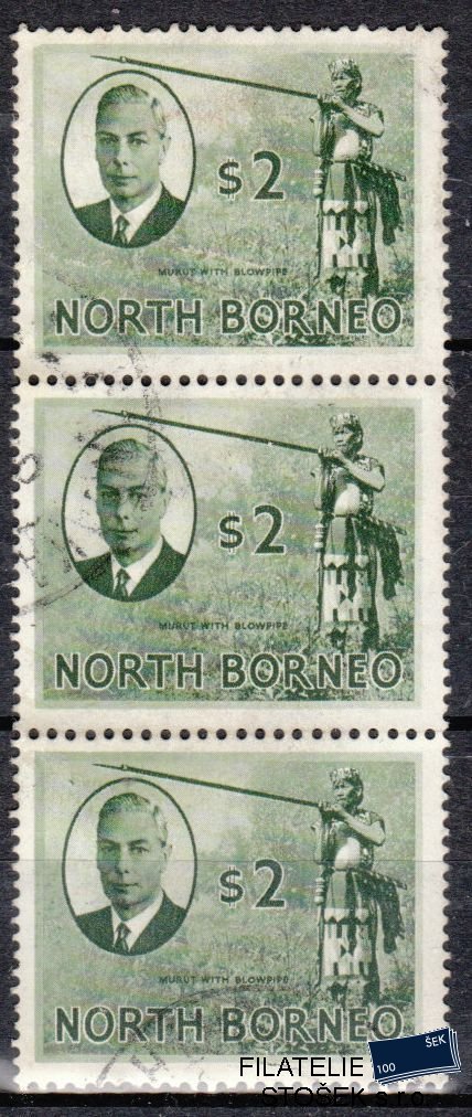 North Borneo známky Mi 289 3 páska