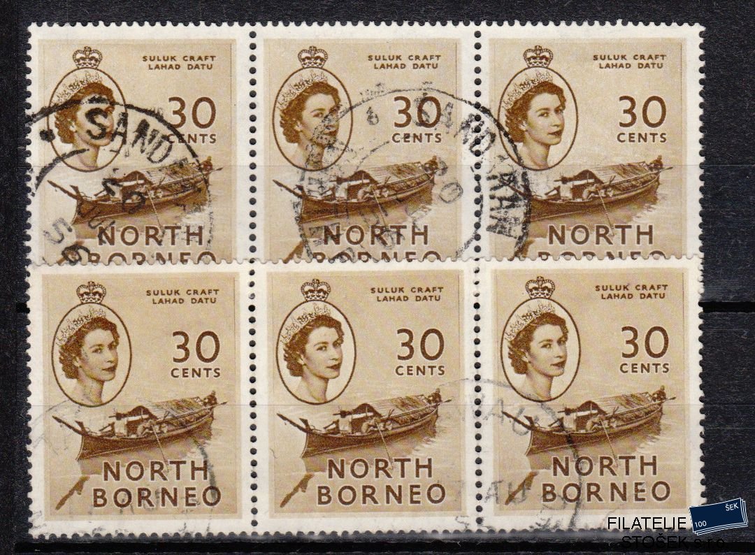 North Borneo známky Mi 303 Pásky