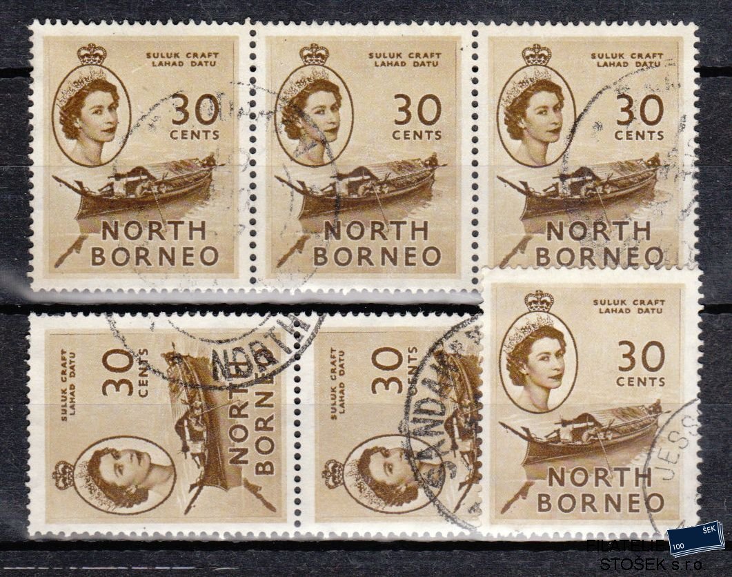 North Borneo známky Mi 303 Pásky