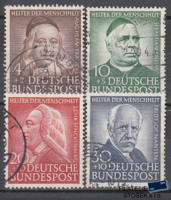 Bundes známky Mi 173-75