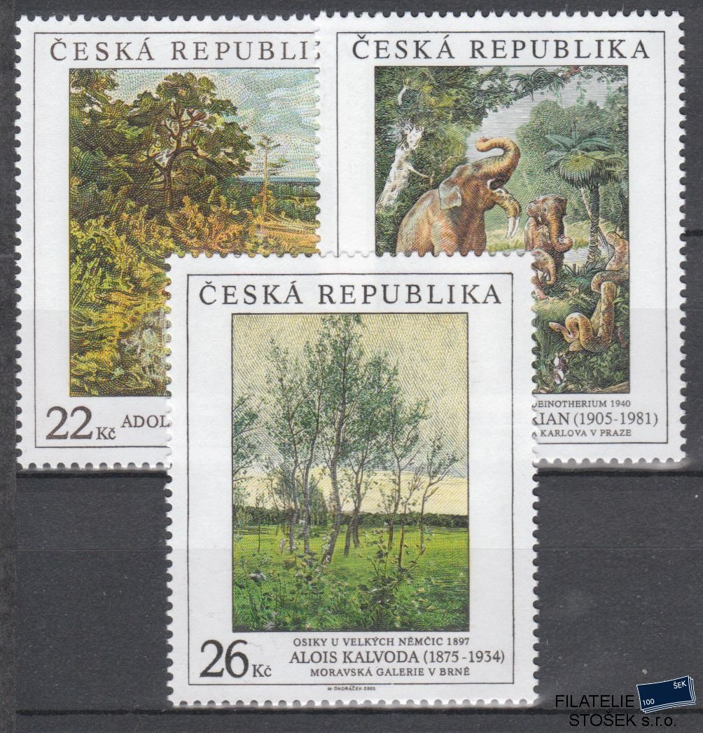 Česká republika známky 452-54