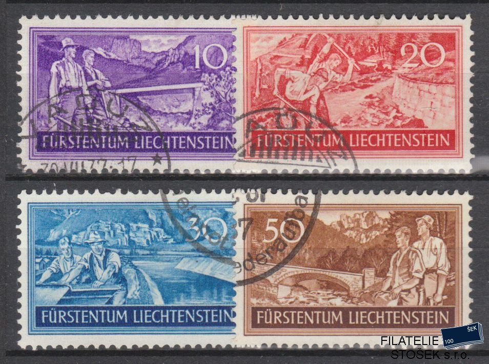 Liechtenstein známky Mi 152-55