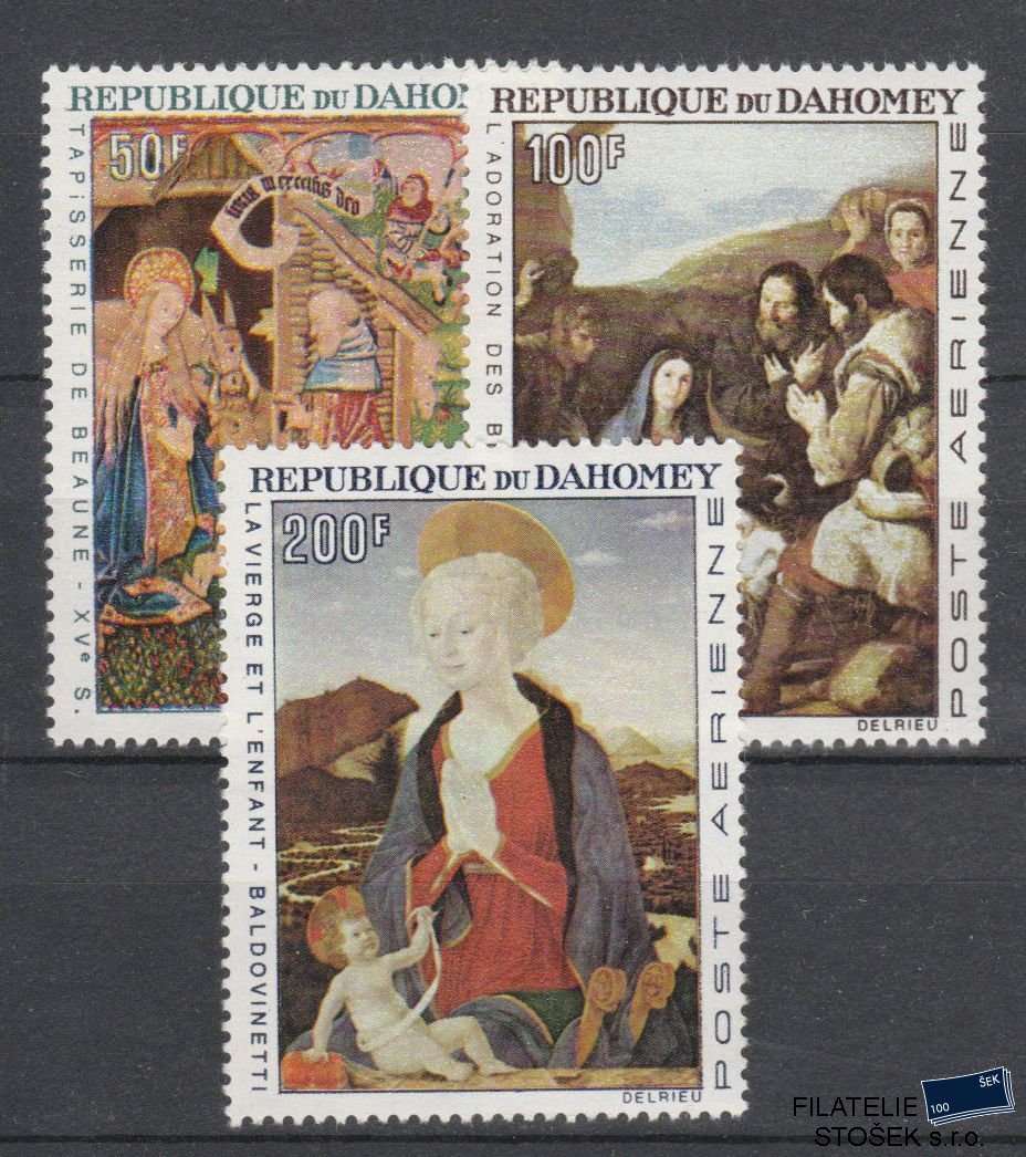 Dahomey známky Mi 293-95 Umění