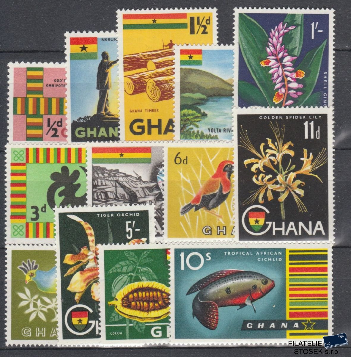 Ghana známky Mi 48-60