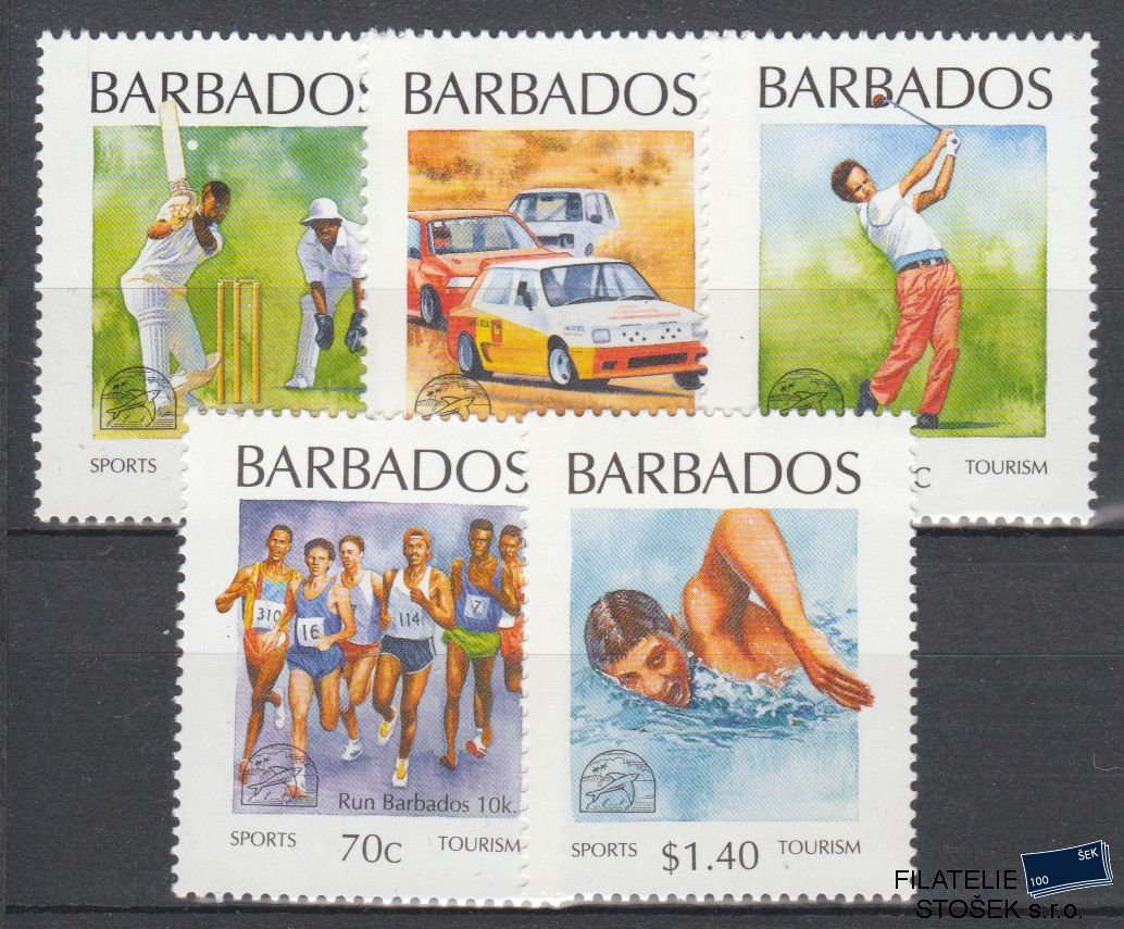 Barbados známky Mi 840-44