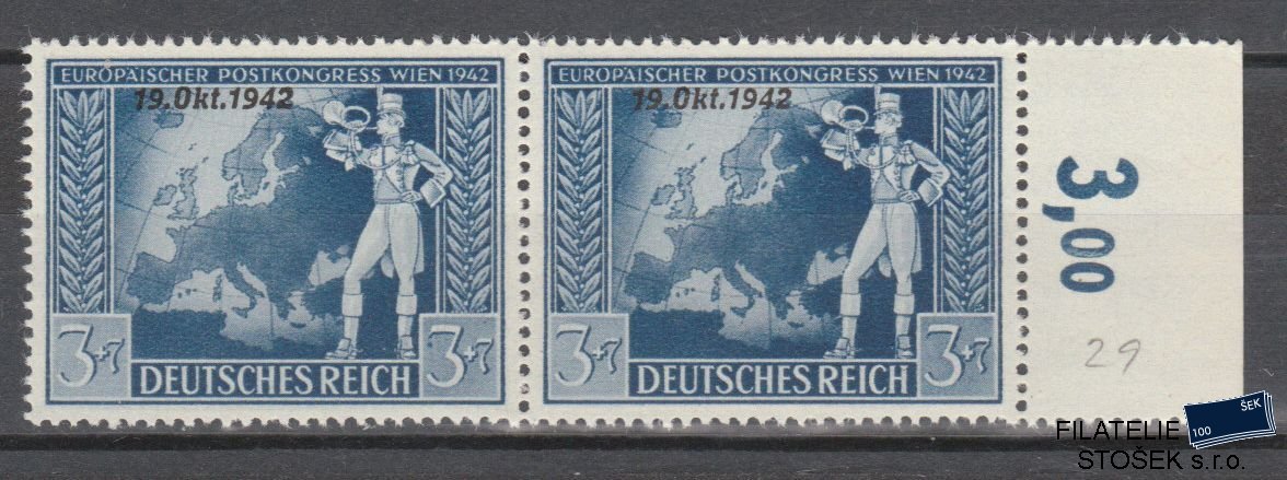 Deutsches Reich známky Mi 823 DV ZP 29