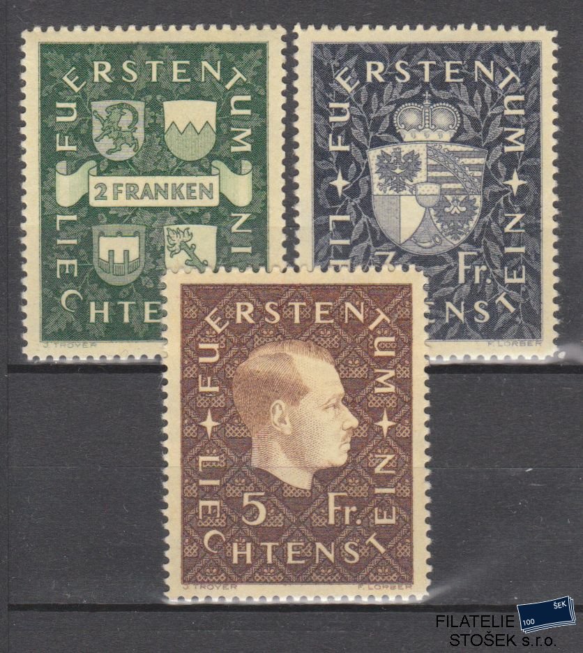 Liechtenstein známky Mi 183-85