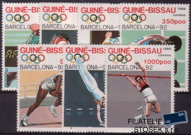 Guine Bissau Mi 1041-7+Bl.277 LOH