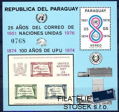 Paraguay známky Mi Bl.283