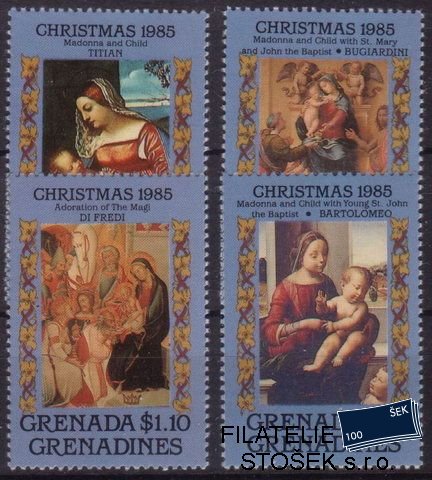 Grenada Grenadin. MI 731-4+Bl.103