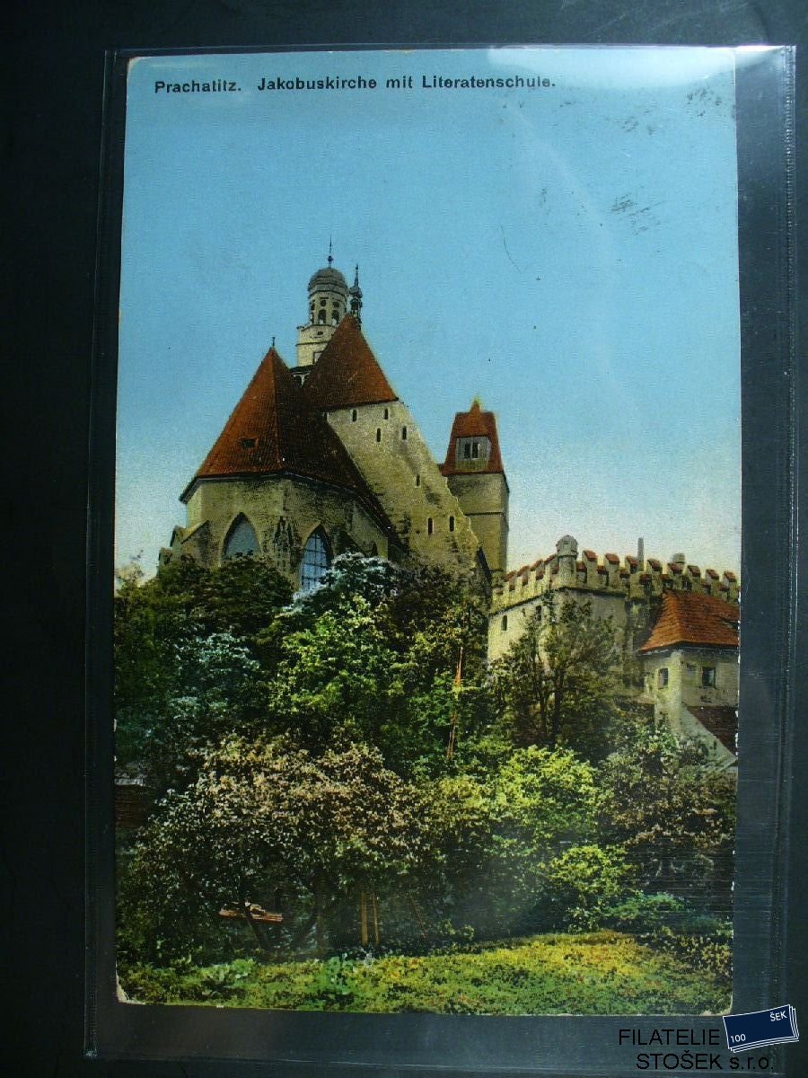 Prachatice - Jakobuskirche mit Literatenschule