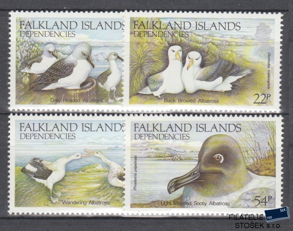 Falkland Islands Dependencies známky Mi 129-32 - Ptáci