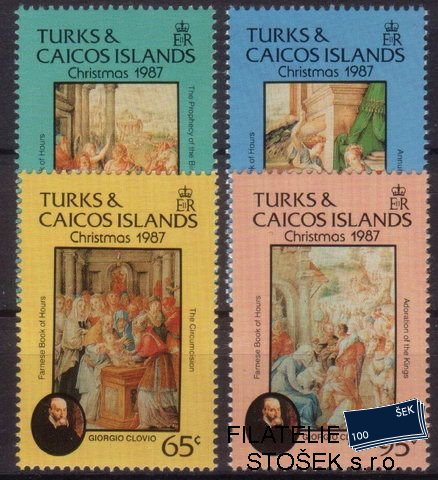 Turks Caicos Mi 786-9+Bl.67