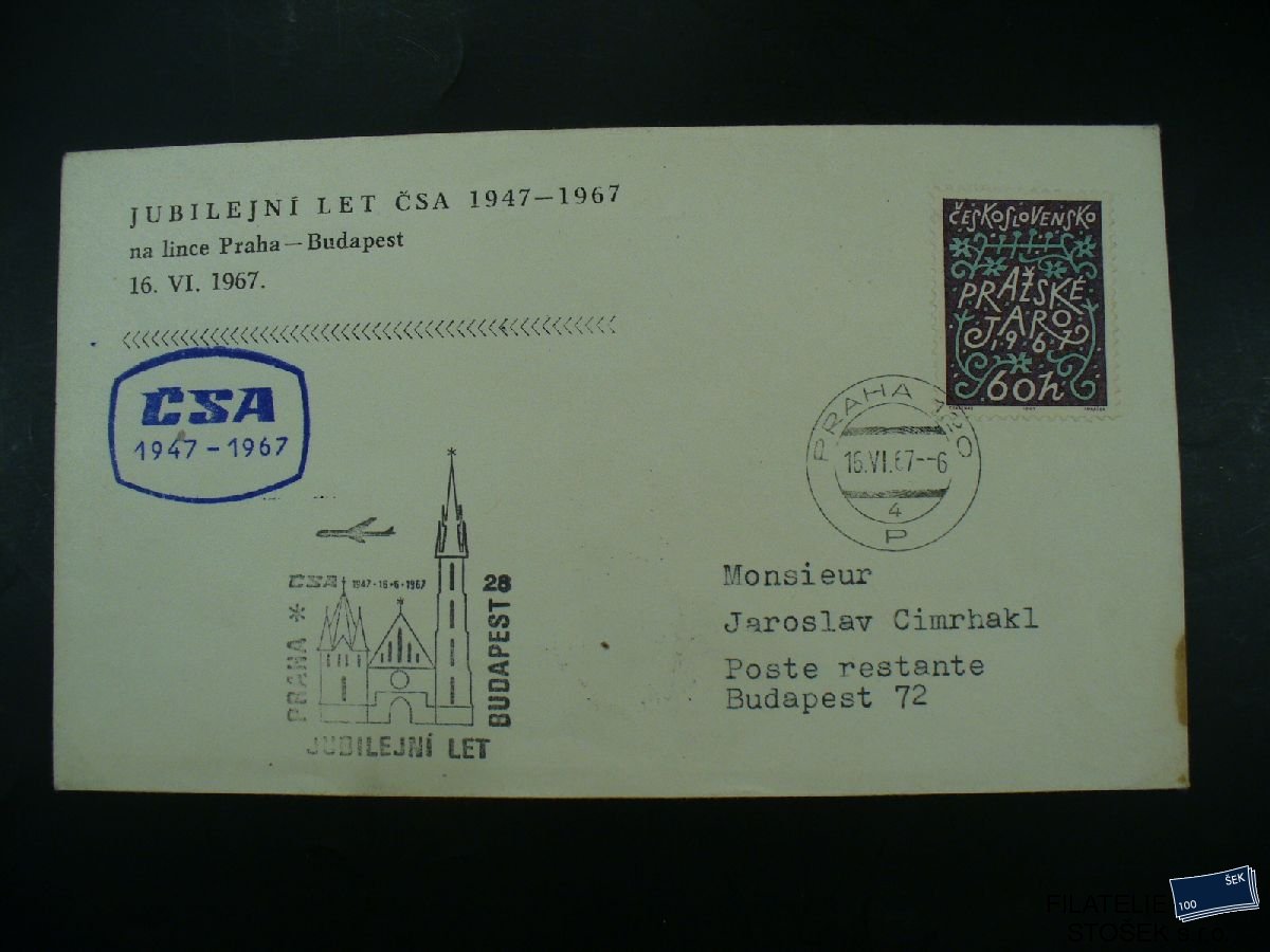 ČSSR celistvosti - Praha - Budapest - 1967