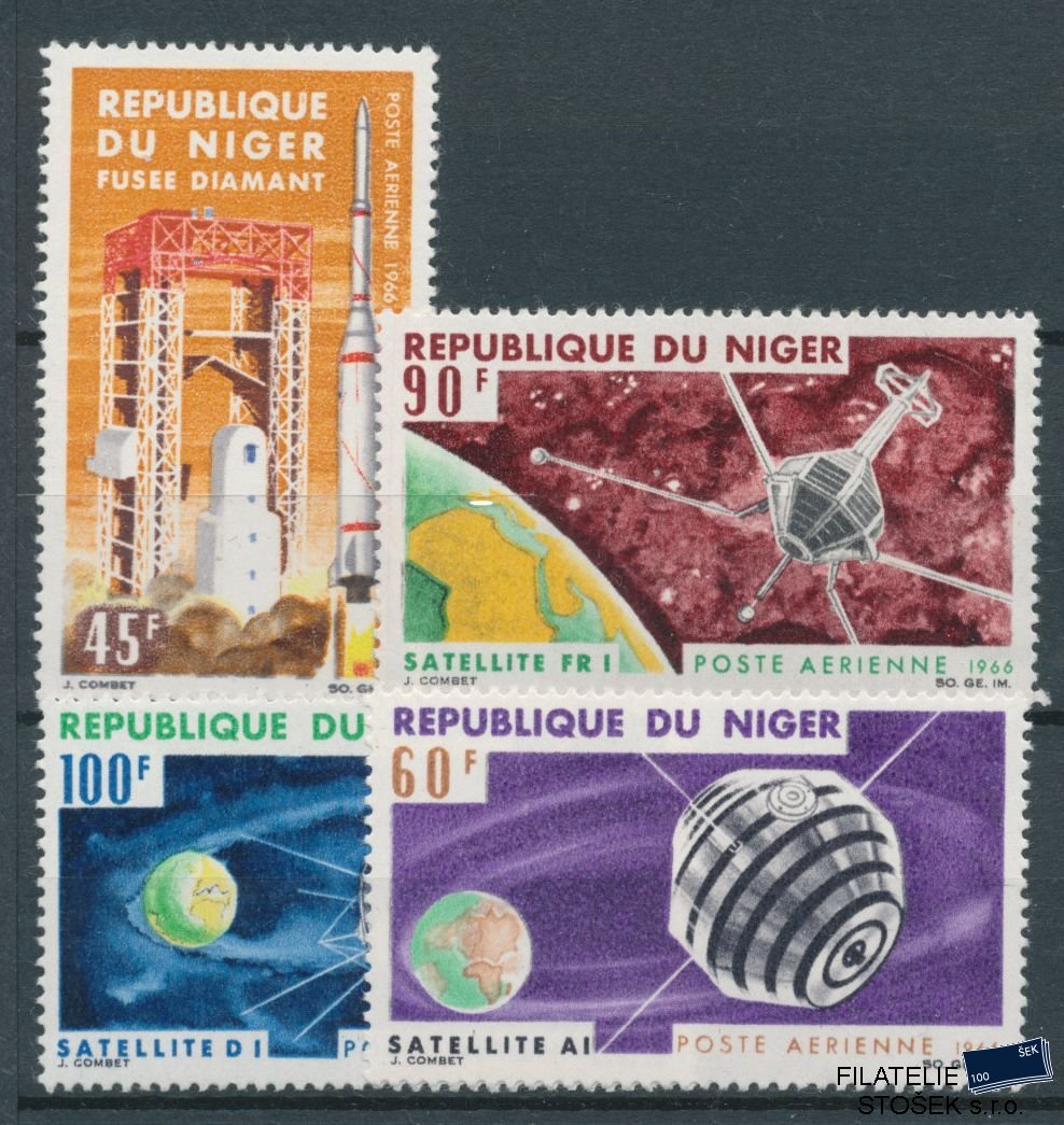 Niger známky Mi 124-127 - Kosmos