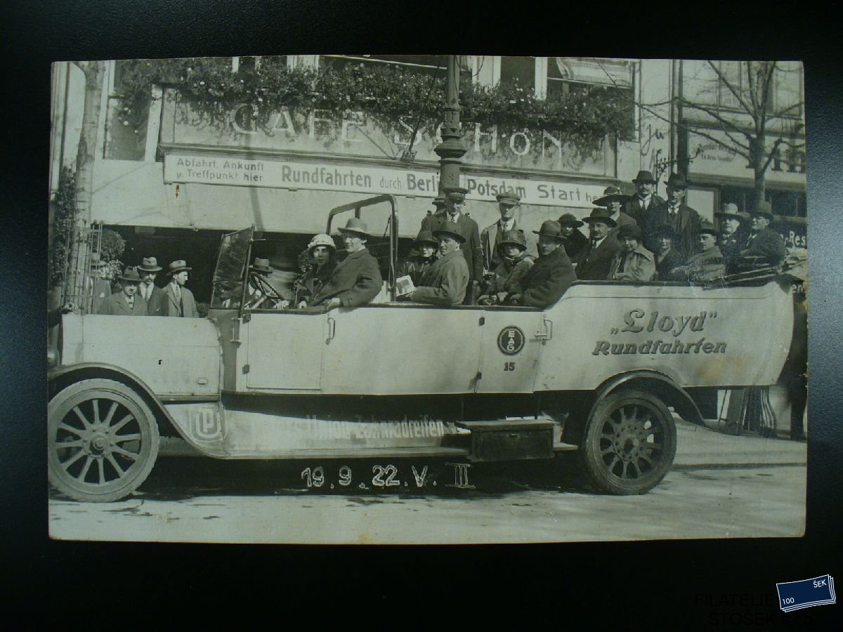 Pohlednice - Automobily - Lloyd Rundfahren