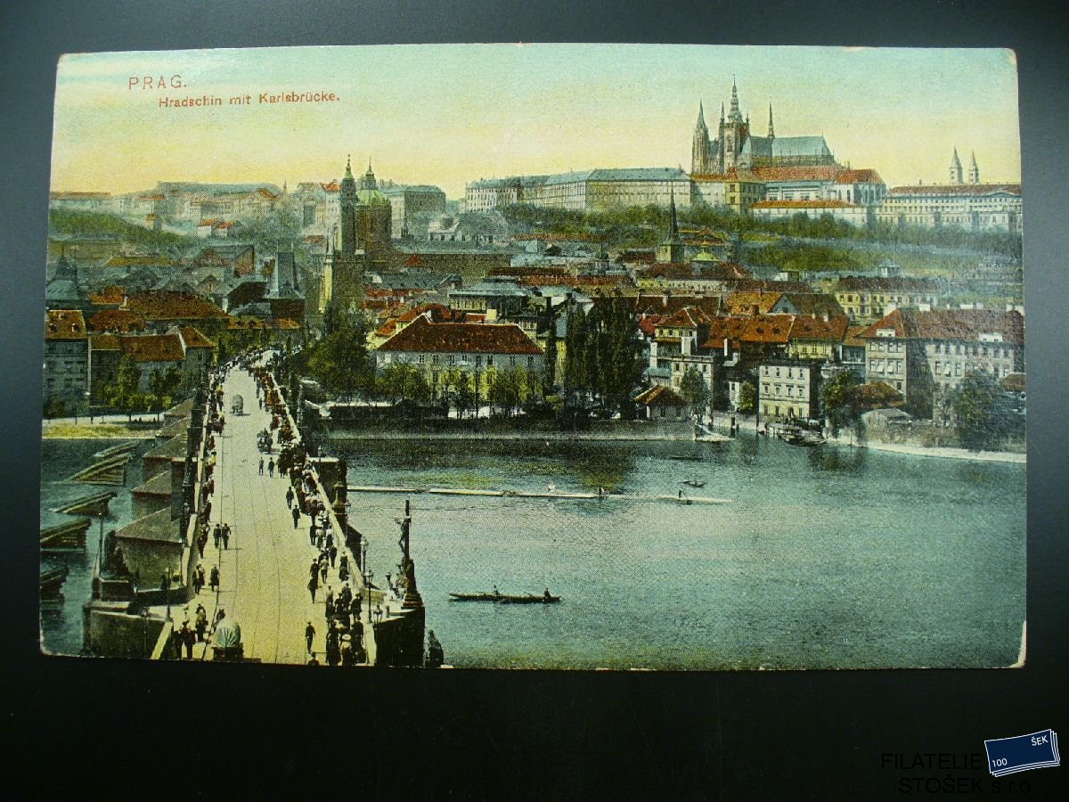 Pohlednice - Praha - Hradčany, Karlův most